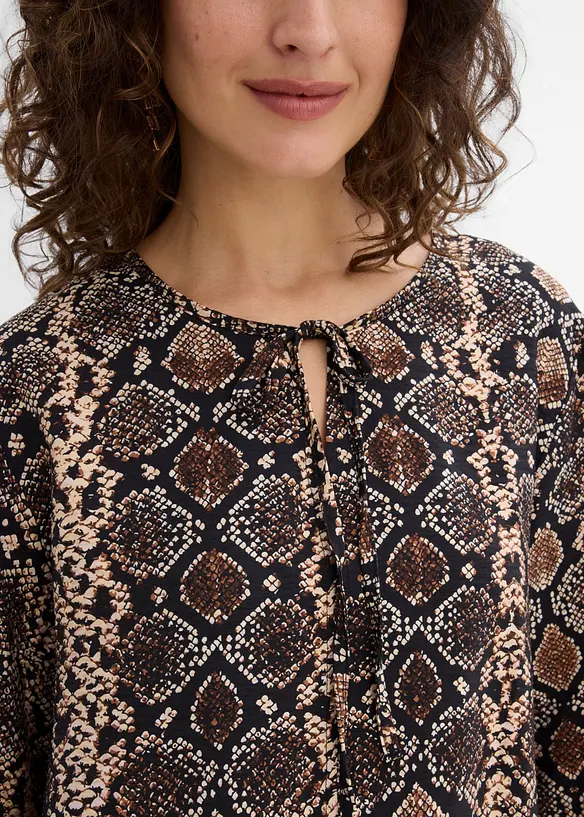 Blustunika av tunn viskosmix, bonprix