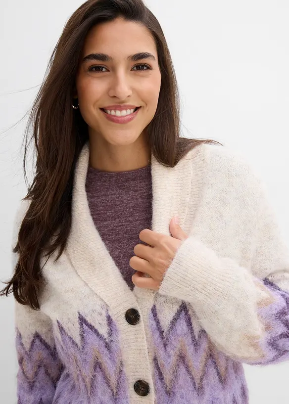 Lusem&ouml;nstrad cardigan, bonprix