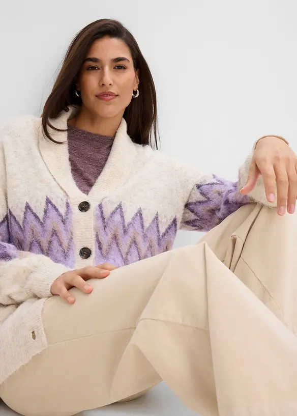 Lusem&ouml;nstrad cardigan, bonprix