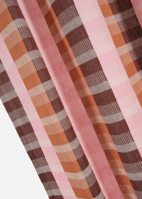 Gardinl&auml;ngd i jacquard av ekologisk bomull (1-pack), bonprix