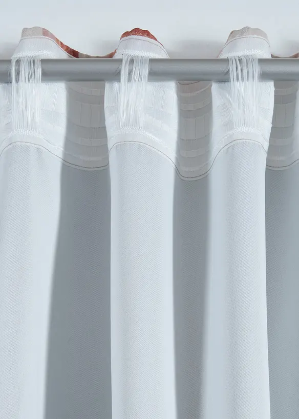 M&ouml;rkl&auml;ggande gardinl&auml;ngd med m&ouml;nster (1-pack), bonprix