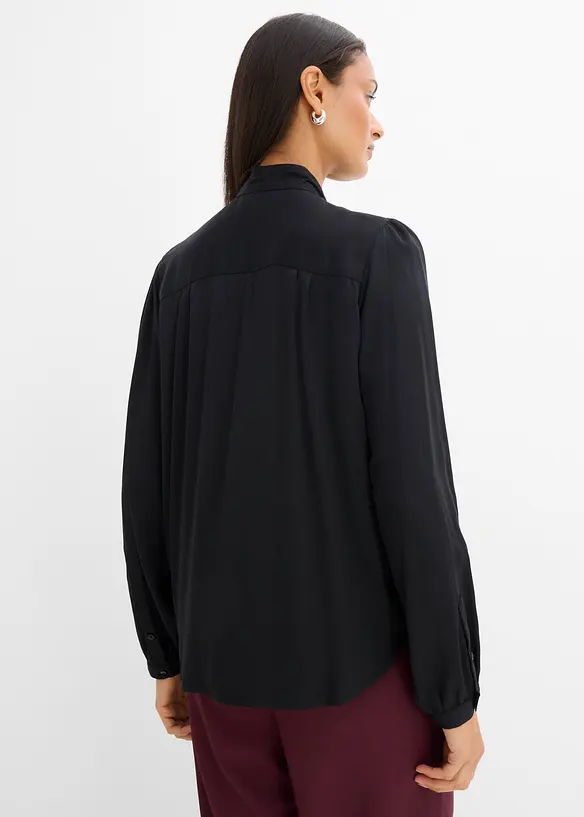 Knytblus i modal, bonprix