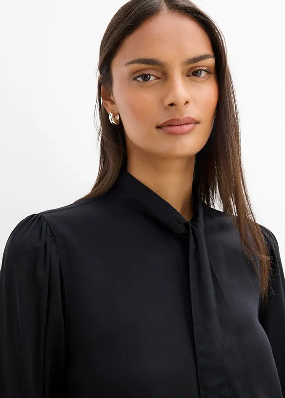Knytblus i modal, bonprix