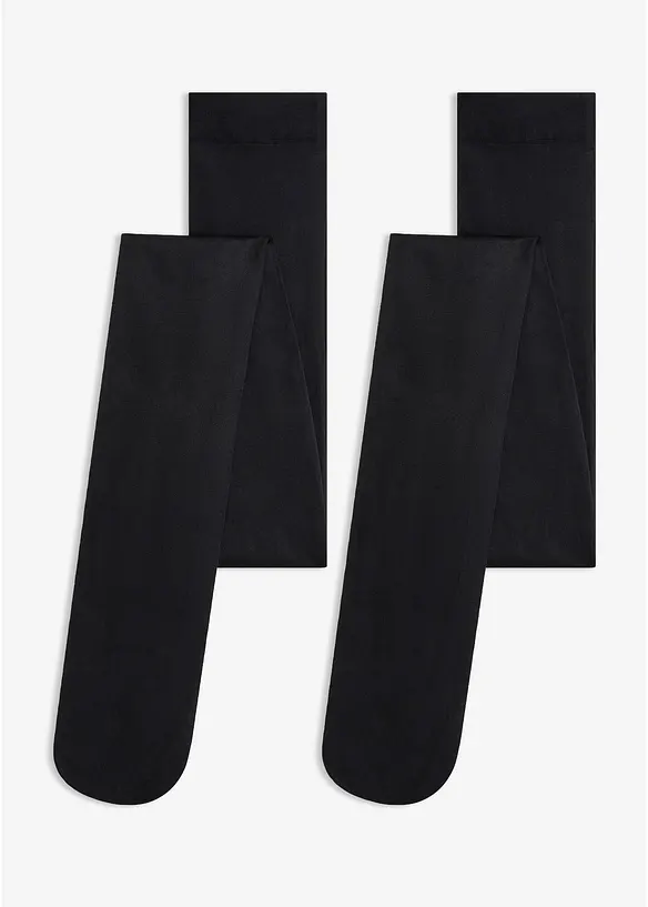 Finstickad strumpbyxa 80 DEN (2-pack), bonprix
