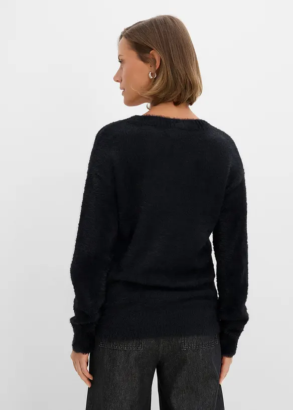 Tr&ouml;ja med plyschk&auml;nsla och viskos, bonprix