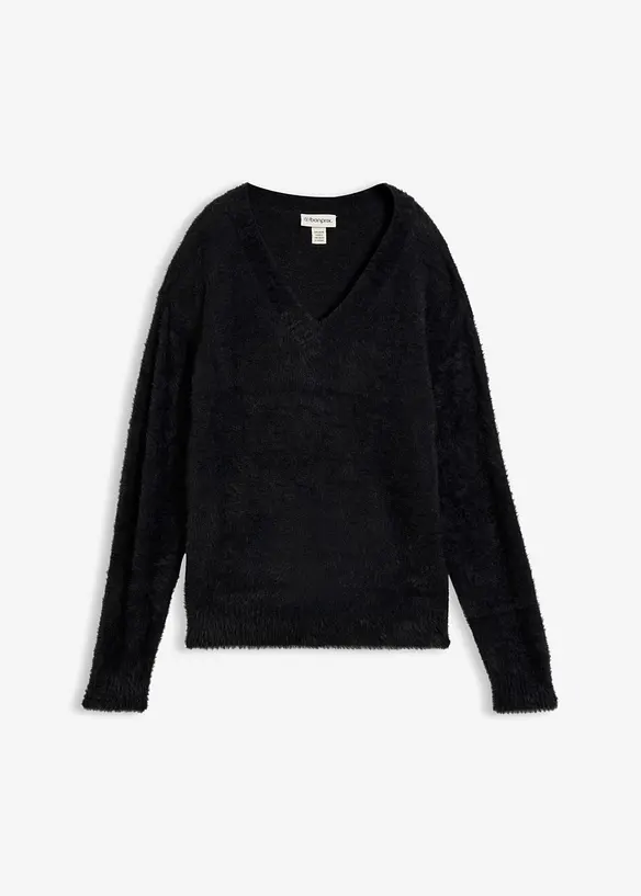 Tr&ouml;ja med plyschk&auml;nsla och viskos, bonprix
