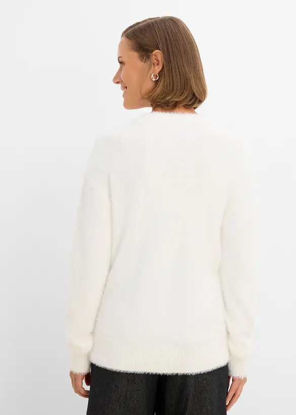 Tr&ouml;ja med plyschk&auml;nsla och viskos, bonprix