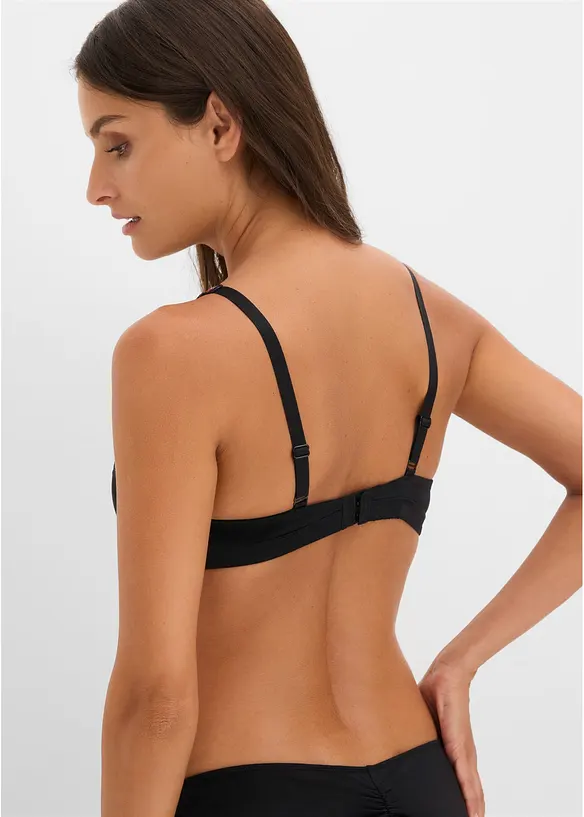 Bralette utan bygel, med diskret broderi, bonprix