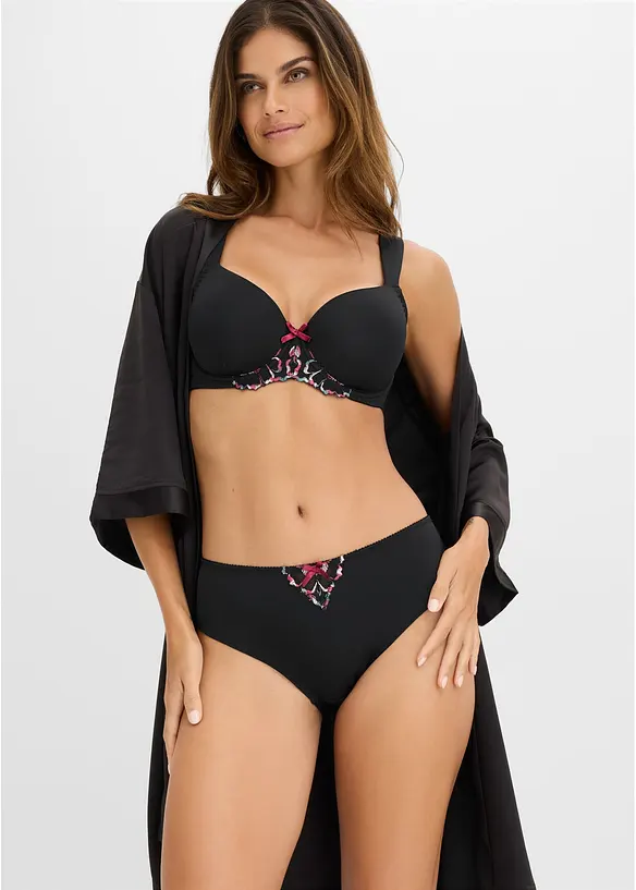 Maxitrosa med diskret broderi, bonprix