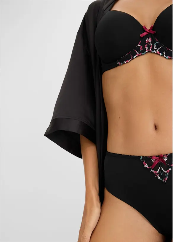 Maxitrosa med diskret broderi, bonprix