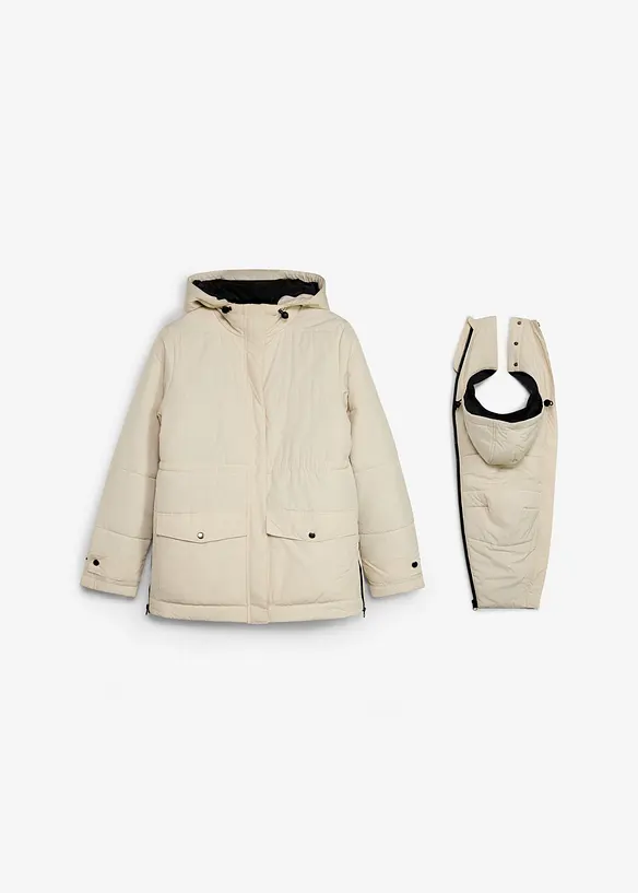 Mammajacka med urtagbar fleecejacka, bonprix