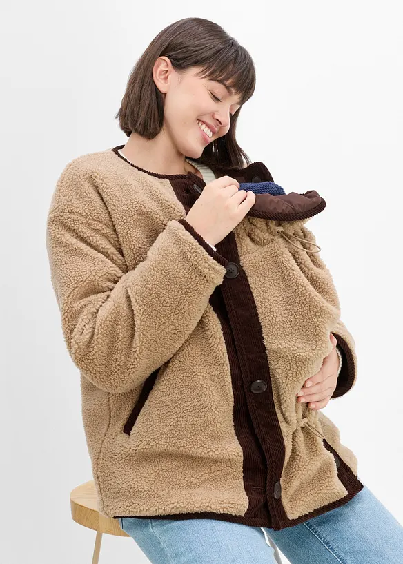 V&auml;ndbar mammajacka med babyficka, bonprix