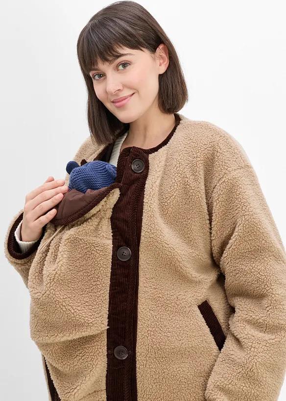 V&auml;ndbar mammajacka med babyficka, bonprix
