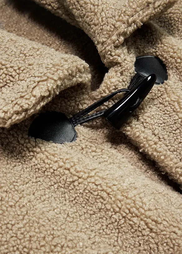 Mammakappa med babyficka i teddyfleece, bonprix