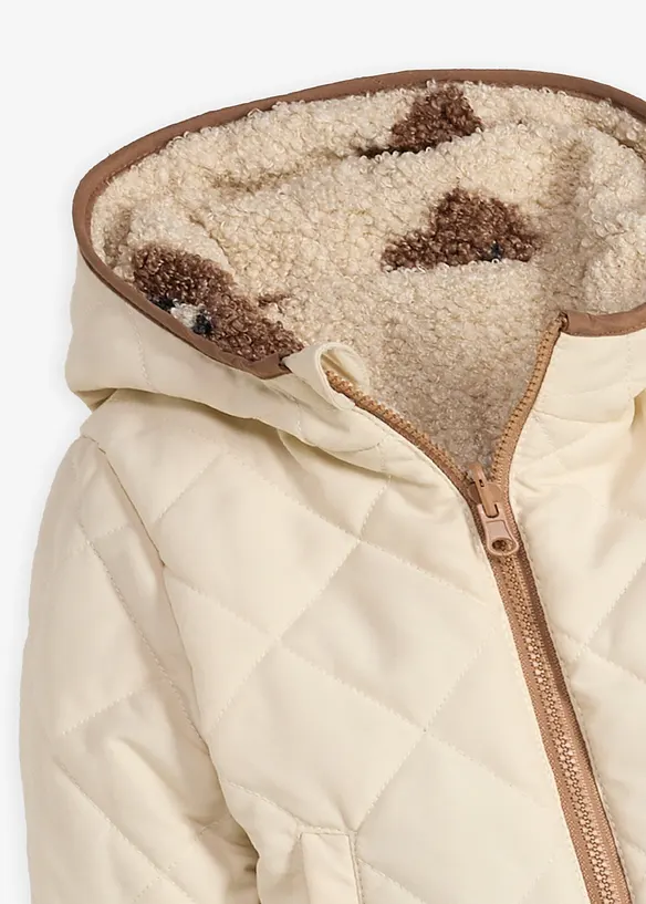 V&auml;ndbar jacka f&ouml;r bebisar, med mjukt teddyfoder, bonprix