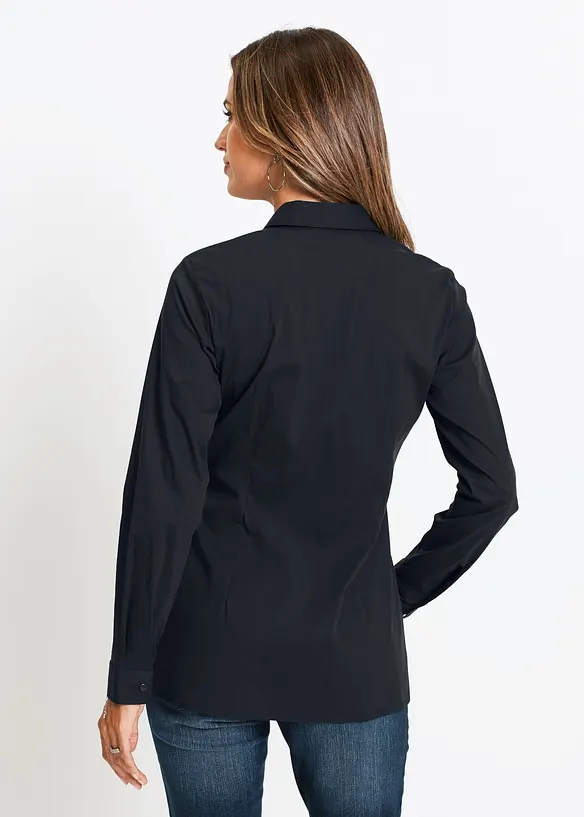 L&aring;ng stretchblus, bonprix