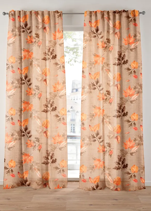 Gardin med l&auml;tt struktur (1-pack), bonprix