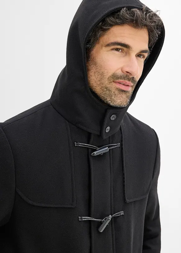 V&auml;rmande duffel med yllelook, bonprix