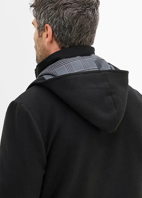 V&auml;rmande duffel med yllelook, bonprix