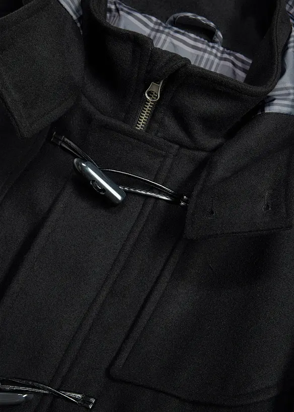 V&auml;rmande duffel med yllelook, bonprix