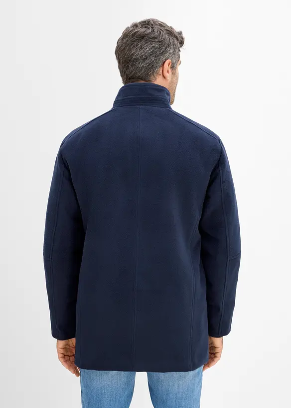 Vinterjacka med vindskydd och yllelook, bonprix