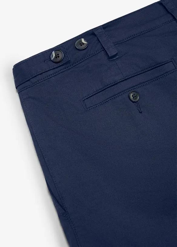 Chinos med reglerbar midja och v&auml;rmande foder, bonprix