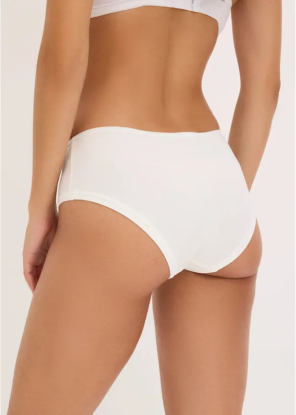 Hipstertrosa med ekologisk bomull (4-pack), bonprix