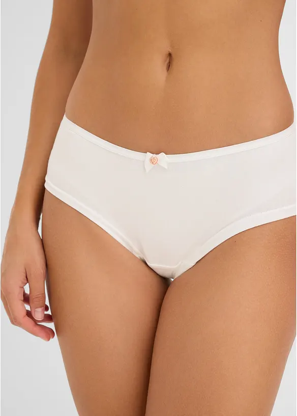Hipstertrosa med ekologisk bomull (4-pack), bonprix