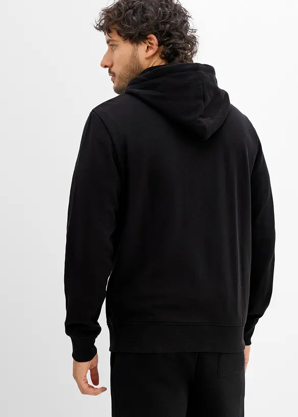 Munkjacka med detaljer i skinnimitation, bonprix