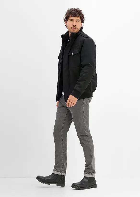 Vinterjacka fr&aring;n Field med mjukt fleecefoder, bonprix