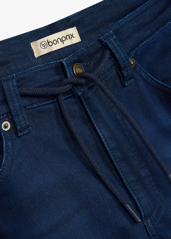 Jeggings med reglerbar midja, Regular Fit, Straight, bonprix