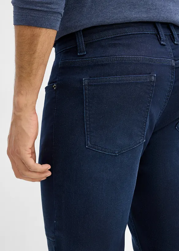 Jeggings med reglerbar midja, Regular Fit, Straight, bonprix