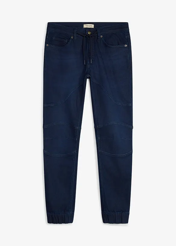 Jeggings med reglerbar midja, Regular Fit, Straight, bonprix