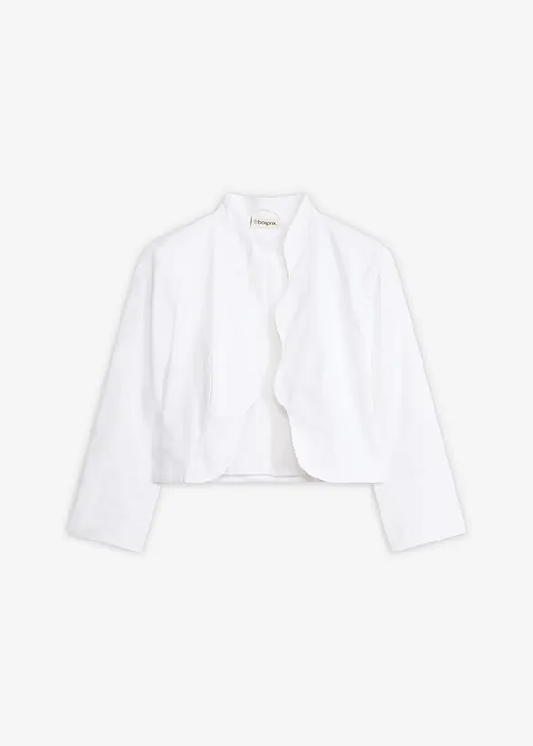 Bolero i fintr&aring;dig bomullsmix, bonprix