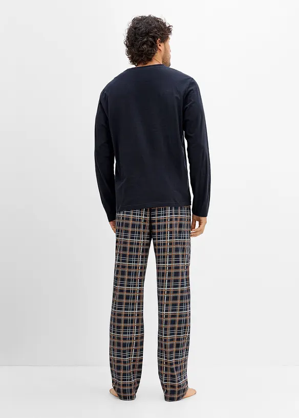 L&aring;ng&auml;rmad pyjamas med ekologisk bomull, bonprix