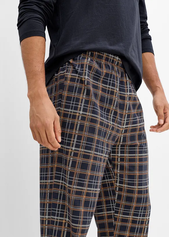 L&aring;ng&auml;rmad pyjamas med ekologisk bomull, bonprix
