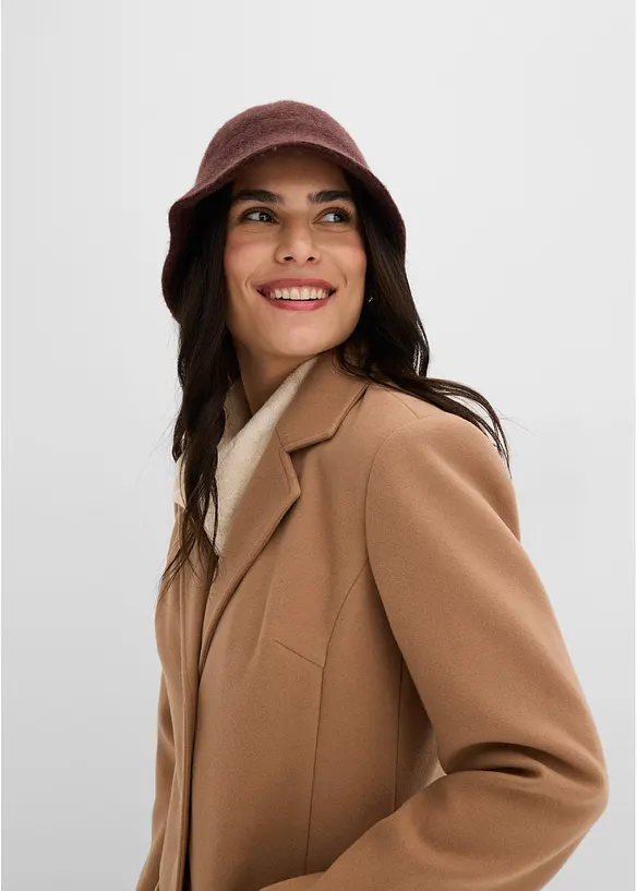 Kappa med yllelook, bonprix