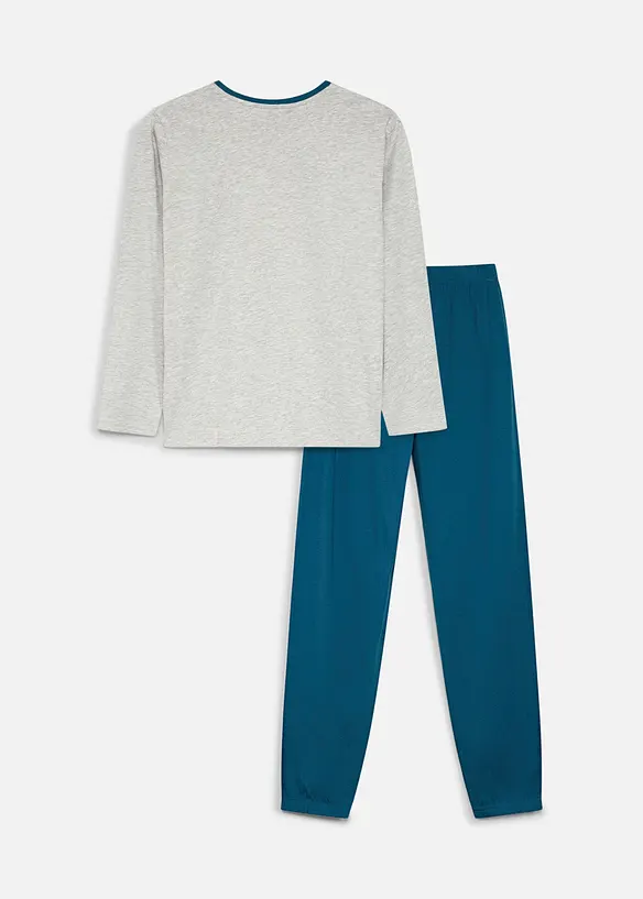 Pyjamas i ekologisk bomull (2 delar), bonprix