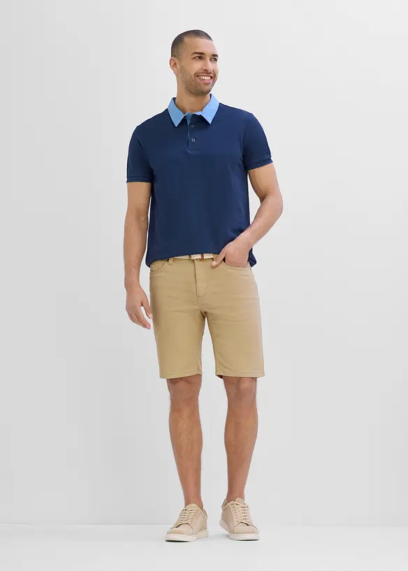 Stretchiga shorts, normal passform (2-pack), bonprix