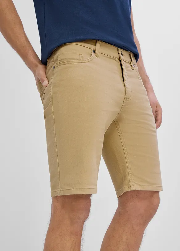 Stretchiga shorts, normal passform (2-pack), bonprix