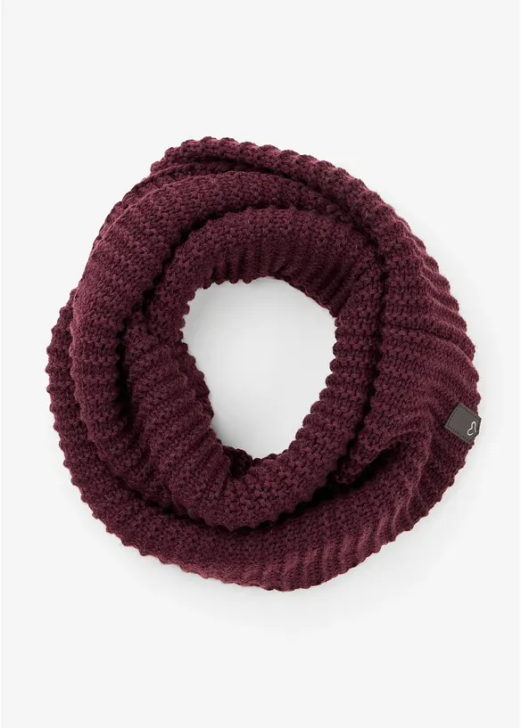 Stickad tubsjal, bonprix