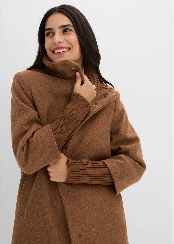 Kappa med yllelook, bonprix