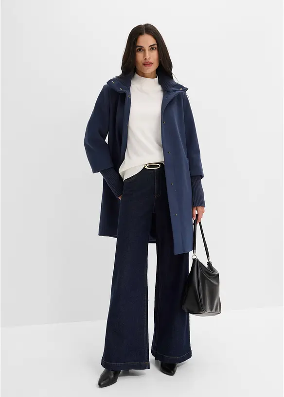 Kappa med yllelook, bonprix