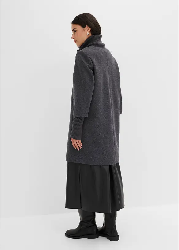 Kappa med yllelook, bonprix