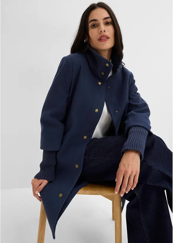 Kappa med yllelook, bonprix
