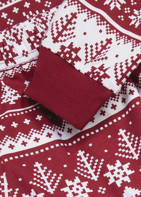 Pyjamas i ekologisk bomull (2 delar), bonprix