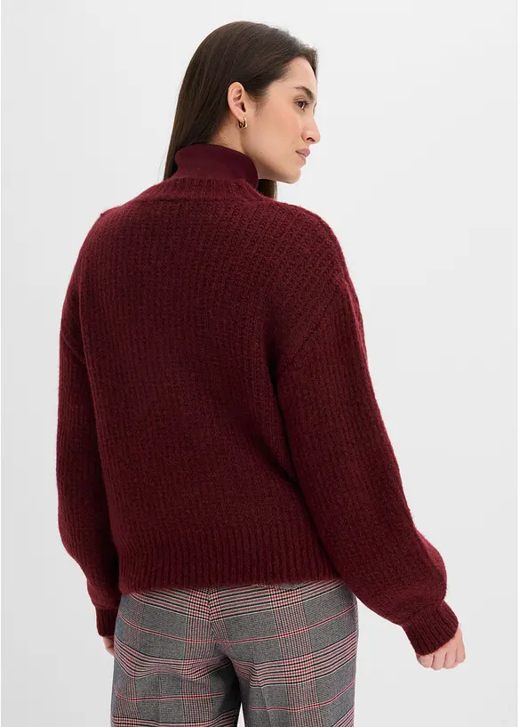 Cardigan med dekorativa knappar, bonprix