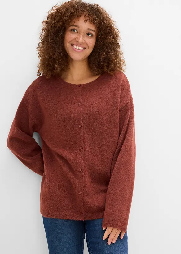 Finstickad cardigan, bonprix