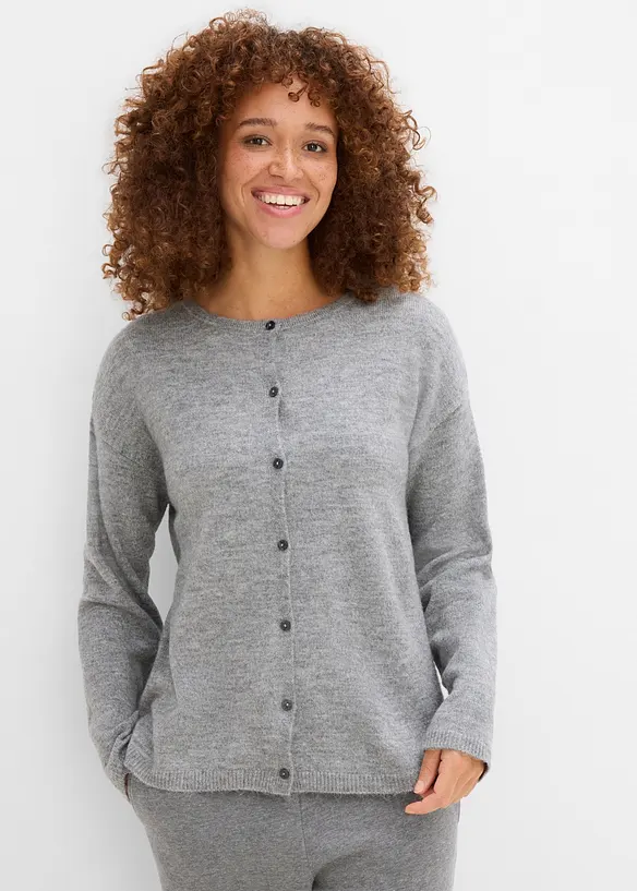 Finstickad cardigan, bonprix