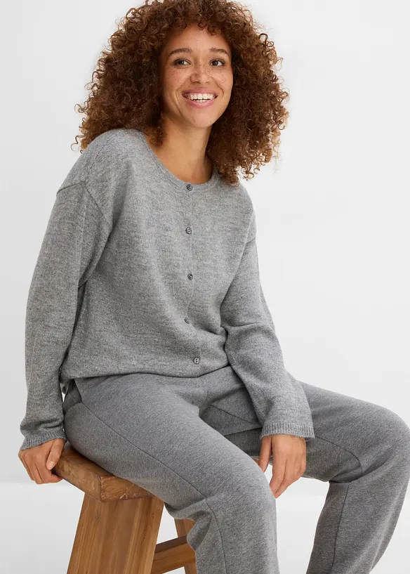 Finstickad cardigan, bonprix